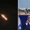 The IDF said over 300 weapons were fired by Iran.