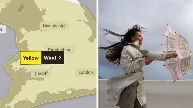 Winds are set to batter parts of the UK