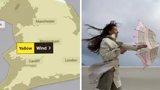 Winds are set to batter parts of the UK