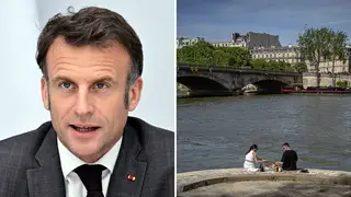 Emmanuel Macron has admitted the Olympic opening ceremony may have to be moved from the Seine