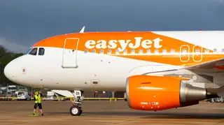 An easyJet plane