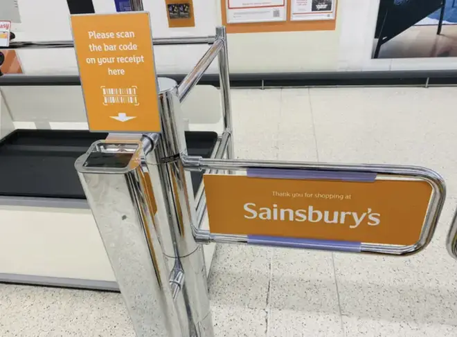 Last year, a Sainsbury's store wouldn't let customers leave until they had scanned their receipt