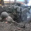 Russian soldiers take part in a military exercise in the Donetsk region of Ukraine