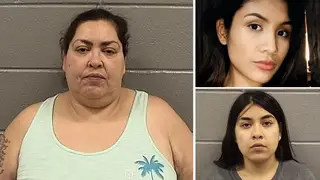 Clarisa Figueroa (L), 46, was sentenced to 50 years