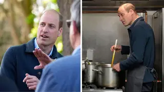 Prince William has returned to royal duties for the first time since Kate's cancer diagnosis.