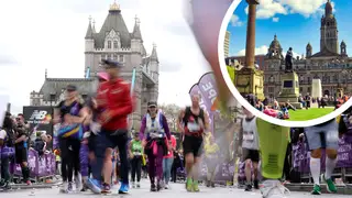 London Marathon runners can expect sunshine and dry weather in the capital on Sunday, the Met Office has said.