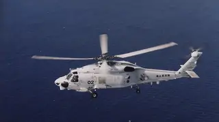 An SH-60K helicopter
