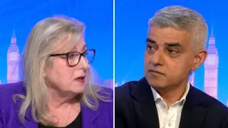 The pair clashed during an LBC Mayoral debate