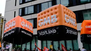 GMB Scotland banners