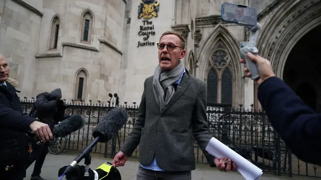The actor-turned-politician has been ordered to pay £90,000 in damages to each of the two people.