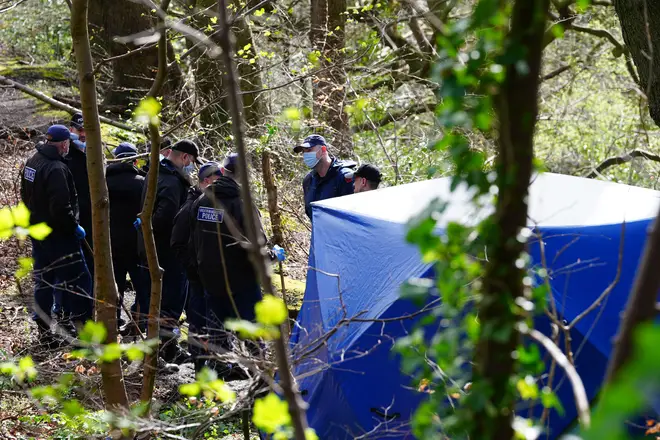 A major investigation was launched after human remains were found earlier this month