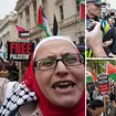 Palestine protesters in London