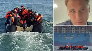 Chris Philp has said the UK is 'overwhelmed' by small boats arrivals
