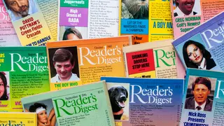 Reader's Digest magazines from the 1980s.