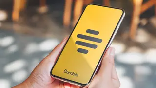 The Bumble app on a smartphone
