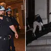 Police have raided Columbia University