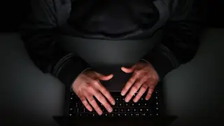 Man on a laptop
