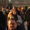 Commuters in London