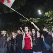 Georgian protesters