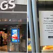 A former serviceman was patrolling the flagship London Greggs shop this morning