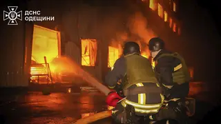 Fire in Odesa