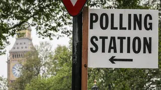 London, UK. 02nd May, 2024. The polling station at Methodist Central Hall in Westminster this afternoon. Credit: Imageplotter/Alamy Live News