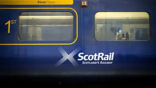 A ScotRail train