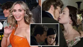Emily Blunt has revealed that kisses with some of her male co-stars have made her want to be sick