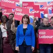 Rachel Reeves with Labour supporters