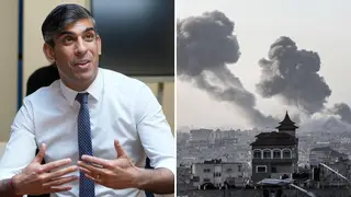 Rishi Sunak has said that the UK is deeply concerned about Israel's activity in Rafah