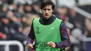 Banned Premier League star Sandro Tonali was spotted ‘grafting’ in a hi-vis jacket
