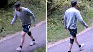Police have released CCTV footage as they search for a man allegedly involved in a string of flashing incidents.