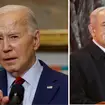 Joe Biden (L), Benjamin Netanyahu (R)
