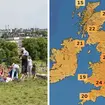 Temperatures will soar as high as 26C over the weekend