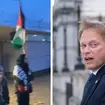 Grant Shapps hit out at ‘misguided’ pro-Palestine protestors blocking a UK shipyard