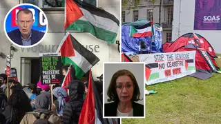 It would be ‘counter-productive’ to remove pro-Palestine encampments that have sprung up on campuses across the UK, the Chief Executive of Universities UK has told LBC