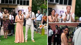 Harry and Meghan arrive in Nigeria together for ‘unofficial royal tour’ after secret reunion in London