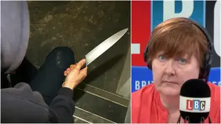 Caller's shocking tale of knife crime as a child.