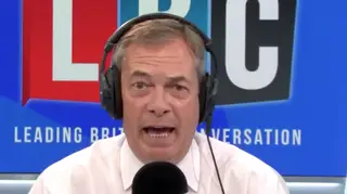 Nigel issued the warning on his LBC show