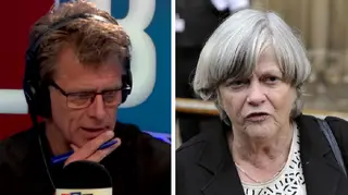 Andrew Castle and Ann Widdecombe