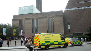 A teenager has been arrested on suspicion of attempted murder after a young boy was thrown off a viewing platform at the Tate Modern