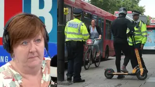 Shelagh Forgarty was speaking about eScooters following an LBC investigation