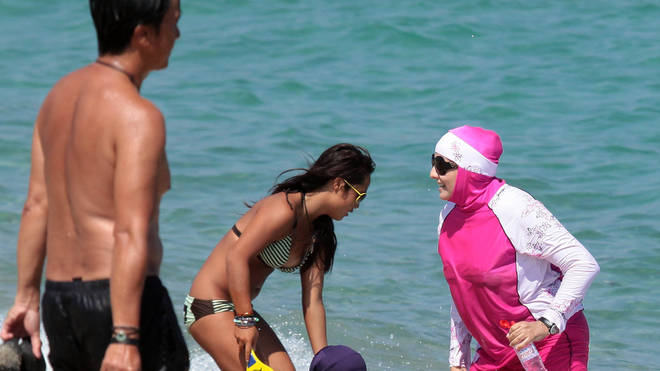 Nick had spoken to a guest beforehand about burkinis and bikinis Photo: PA