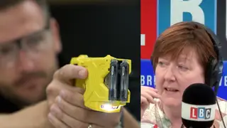 Shelagh Fogarty was discussing the police use of taser