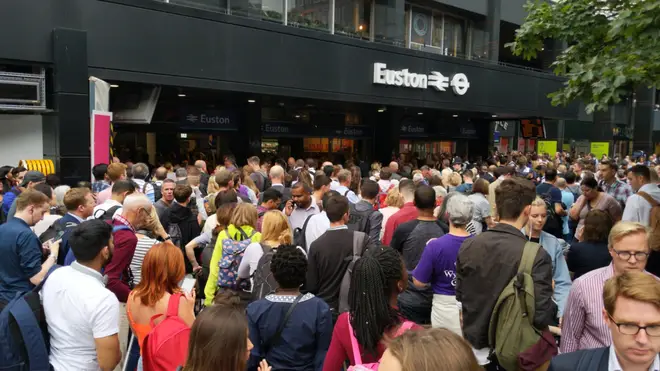 Commuter chaos at London Euston