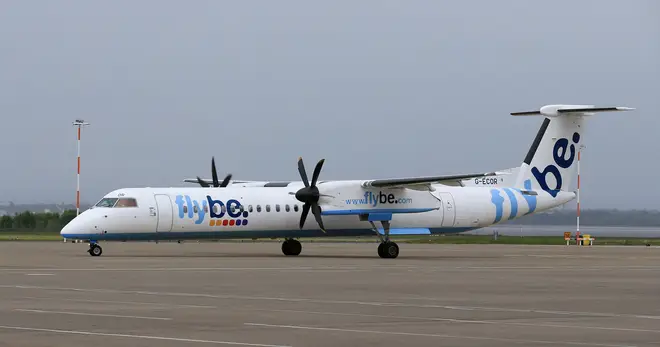 Passengers were kept on a Flybe airline for over an hour