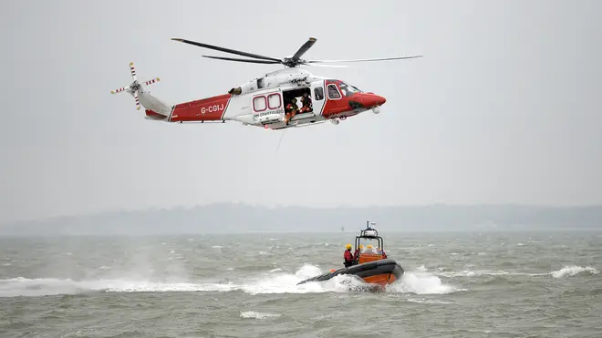 HM Coastguard were involved in the rescue operation