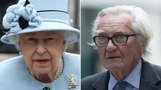 Queen Elizabeth and Lord Heseltine