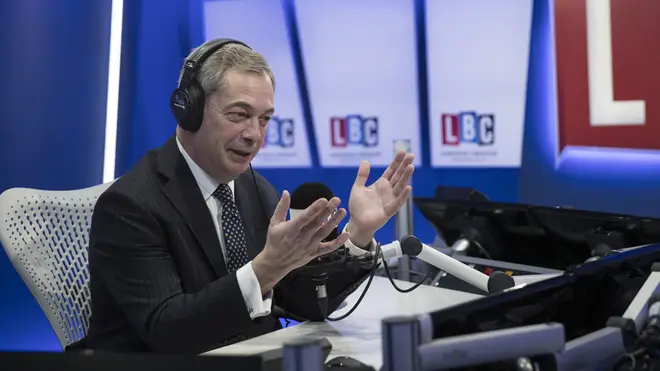 Nigel Farage in studio