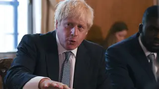 Boris Johnson has refused to rule out suspending parliament